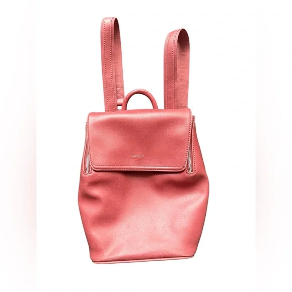 Matt & Nat Fabimini dark rose Vegan Leather Backpack - Picture 2 of 10